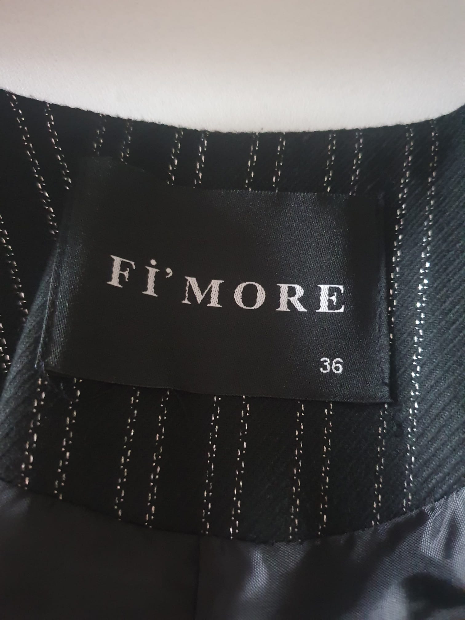 Veste Blazer Noir et Argenté "Fi'More" – T36