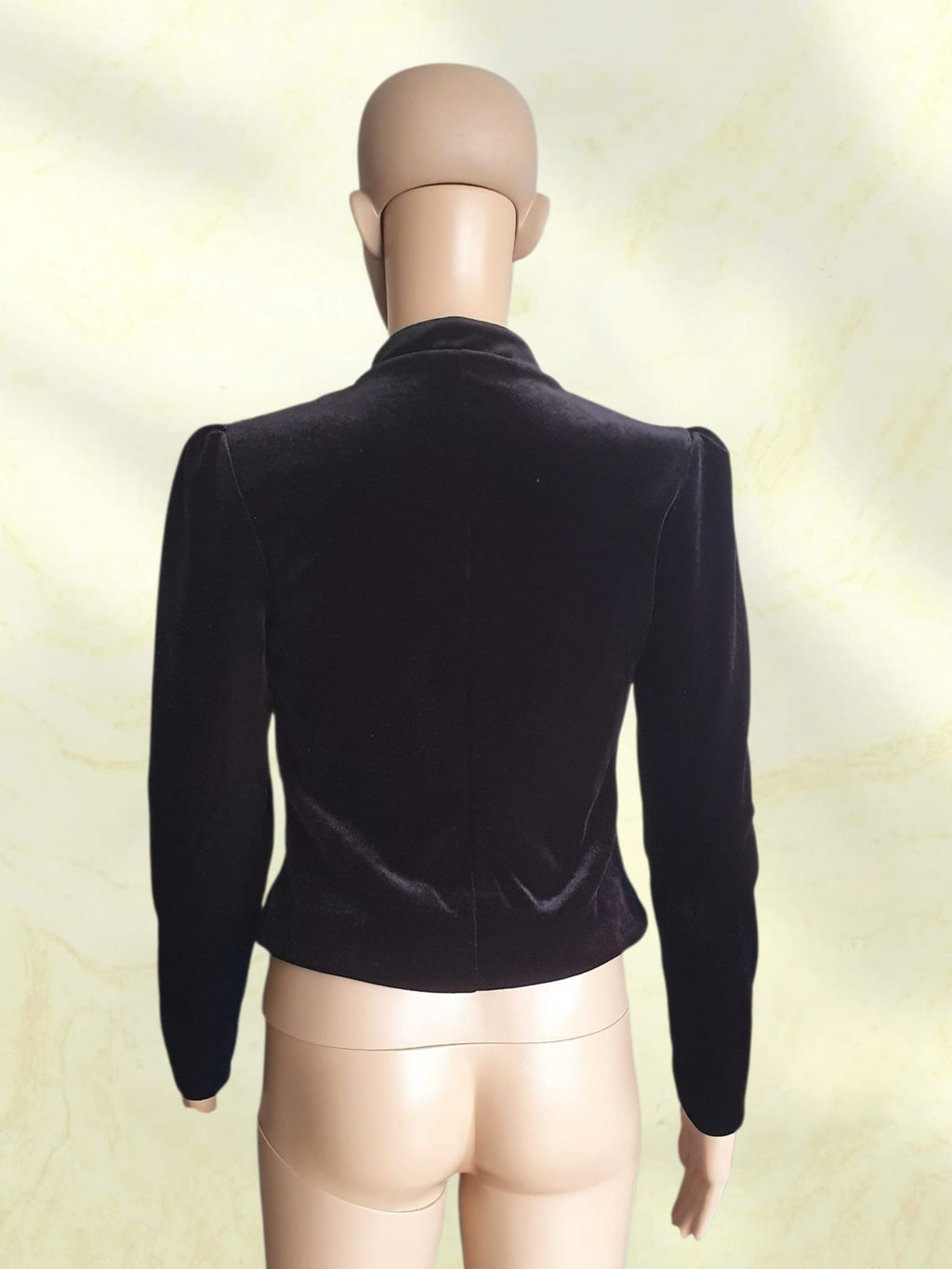 Veste Courte Zippée à Col Montant & Épaules Structurées - Avant Première - T36