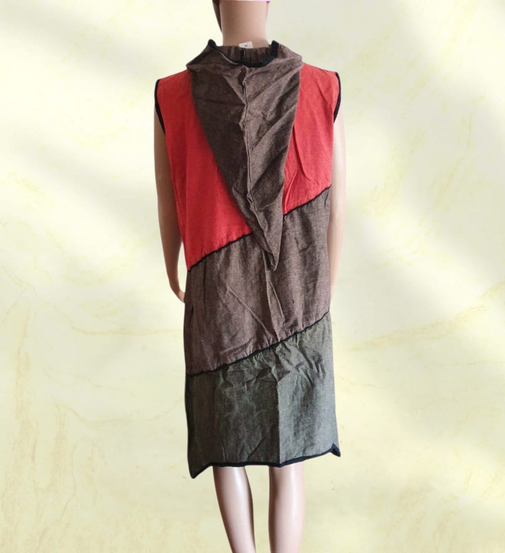 Robe "Forêt Enchantée" Tara- Style Lutin & Bohème- 100% coton- 42 (XL)