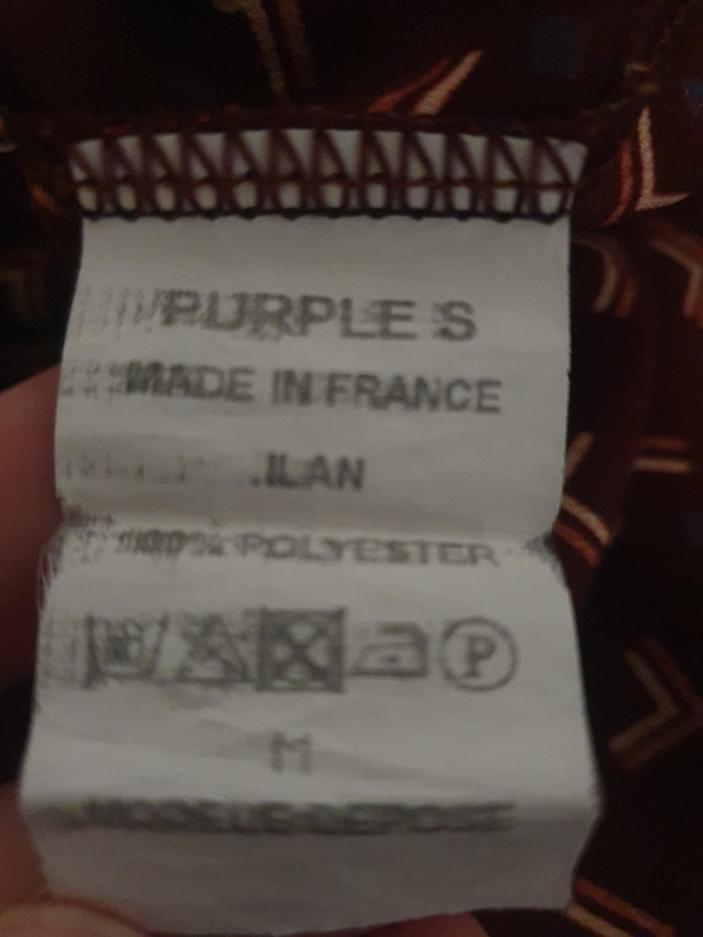 Blouse Fluide Purple's Paris – Élégance Made in France T38 (M)