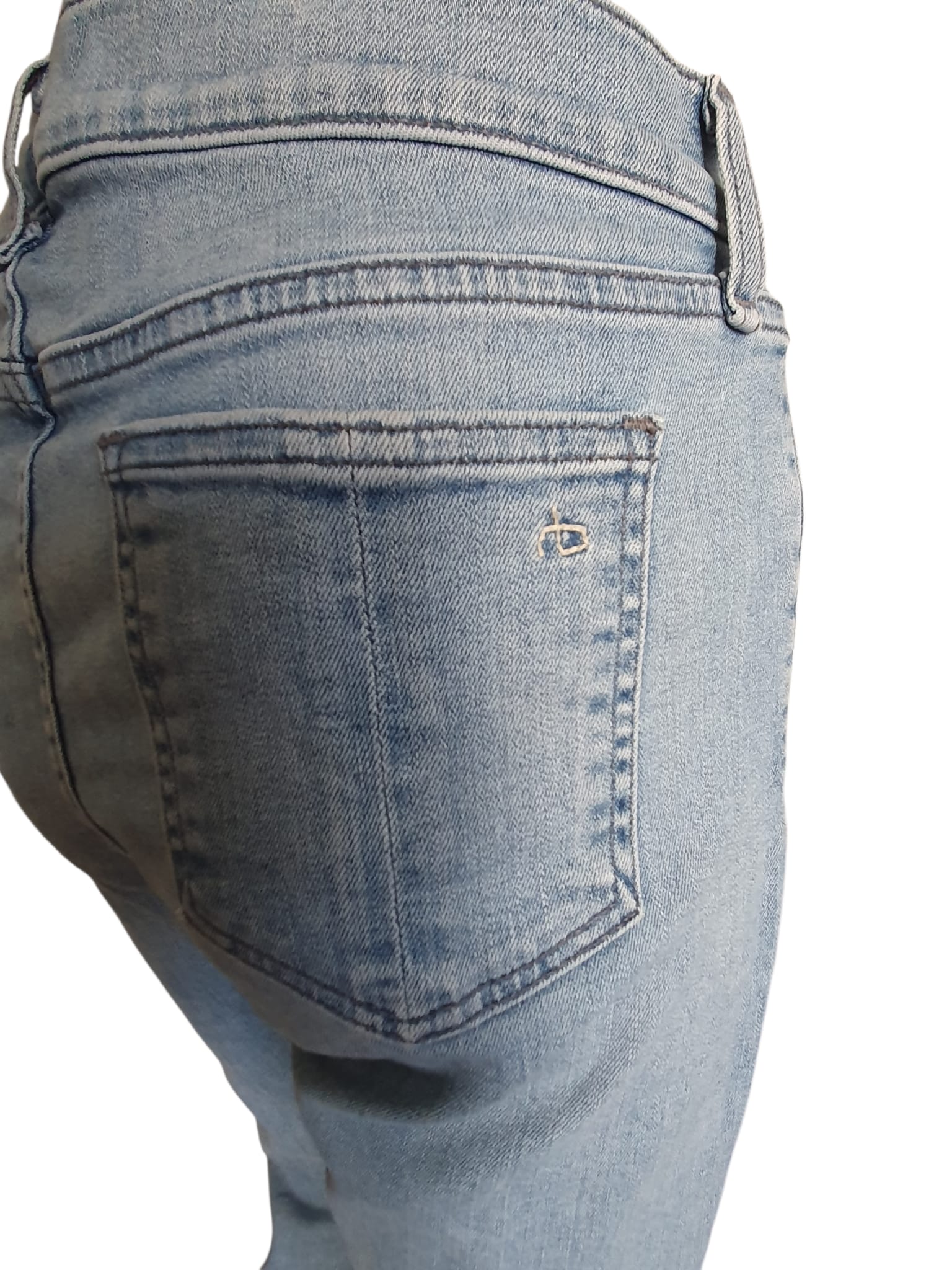 Jean Rag & Bone - Modèle Lena- Luxe Distressed Denim T40