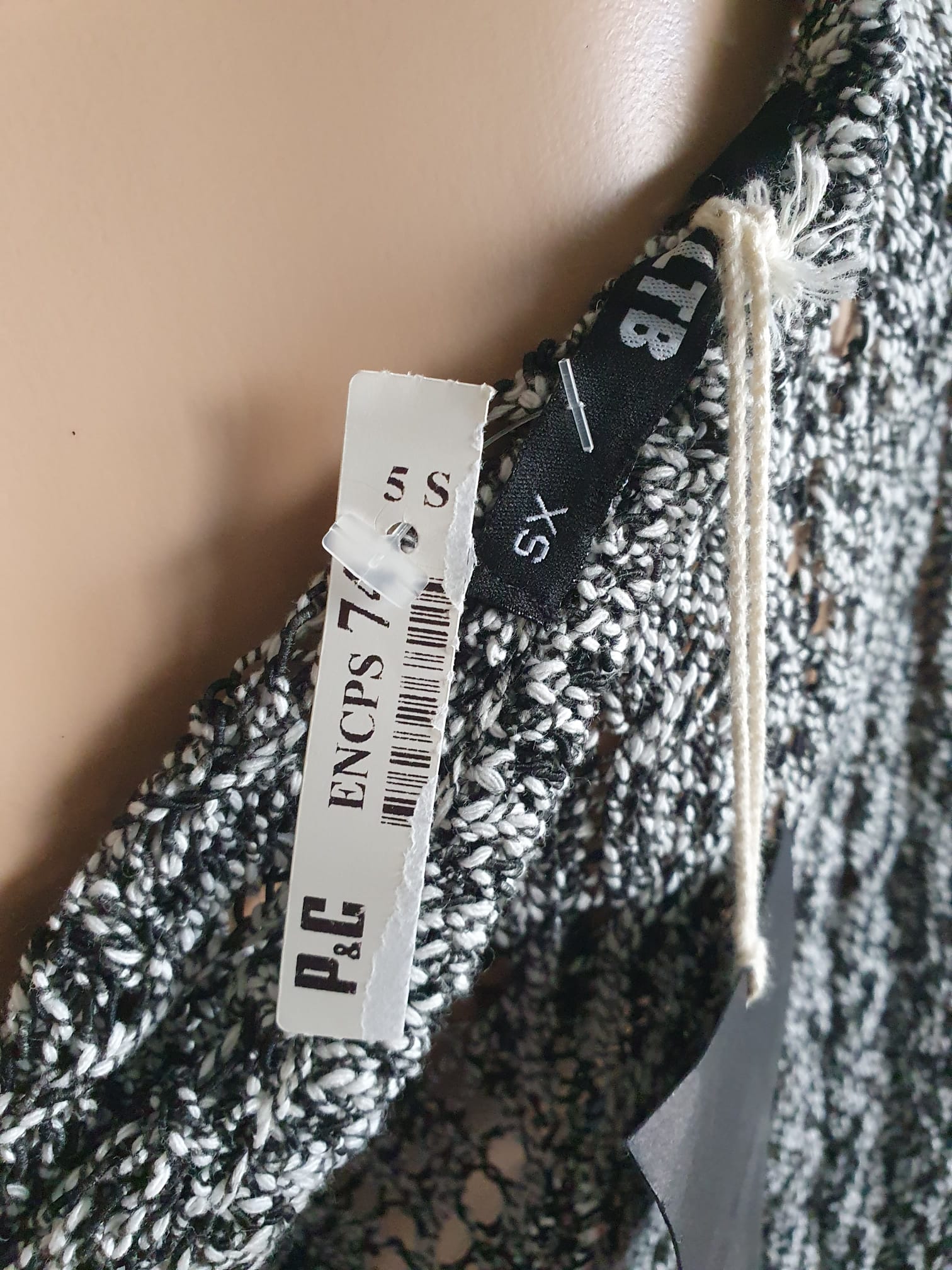 Gilet Long Maille Ajourée- Style Bohème-chic- Neuf T34