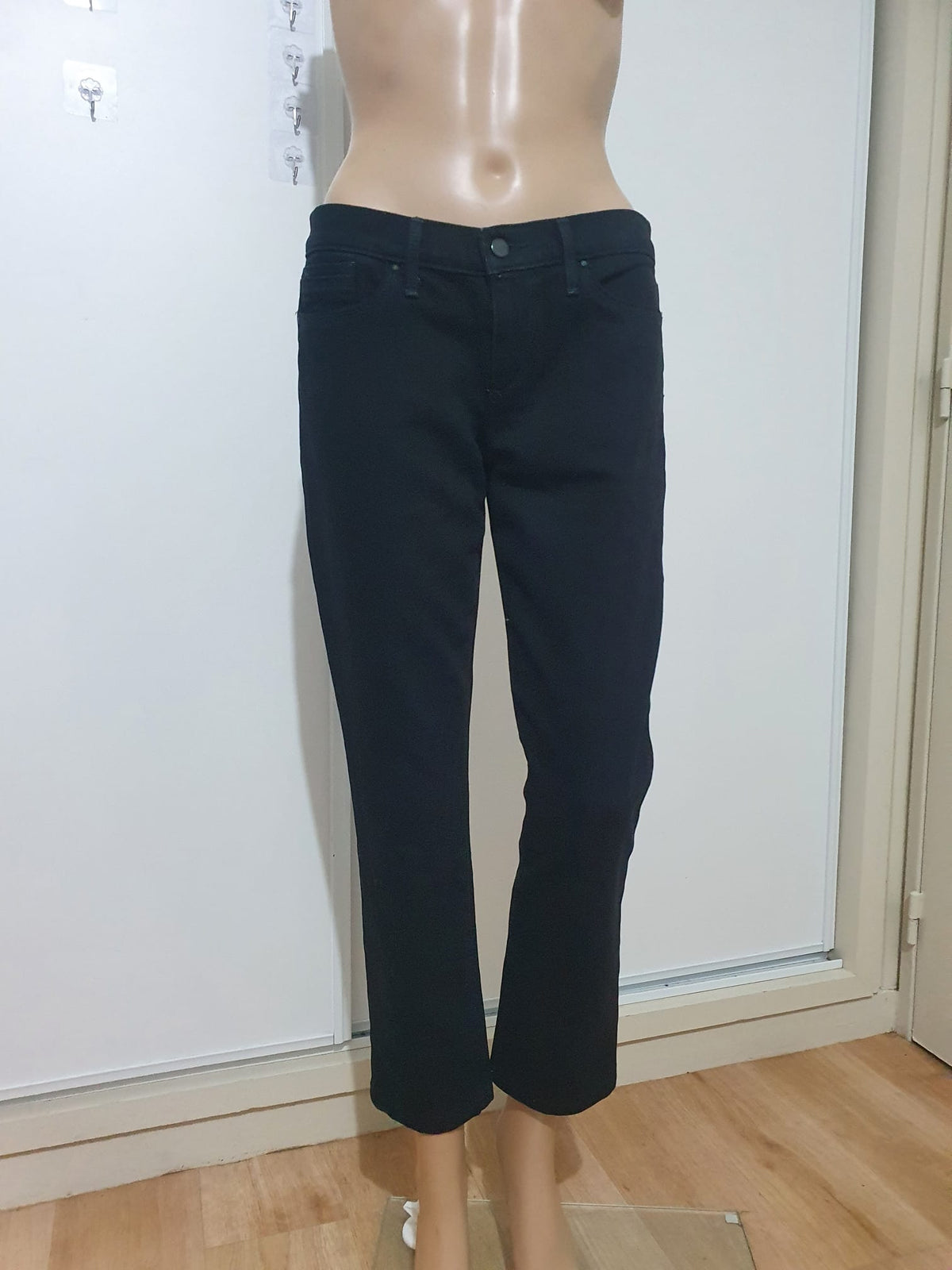 🖤 Jean Joe's Jeans "The Lara" – Coupe Cigarette – Noir Intense (Stay Black) T40