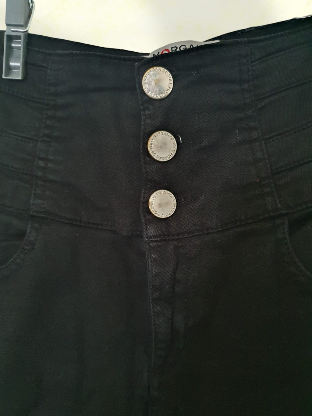 Jean Slim Noir Taille Haute - Morgan de Toi - Coupe Galbante T34