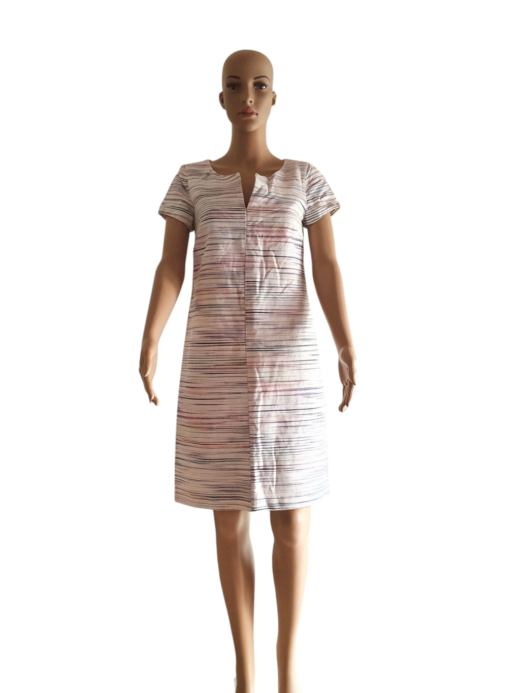 Robe Droite Caroll Taille 38 - Style Chic & Graphique- 98% Coton. T38