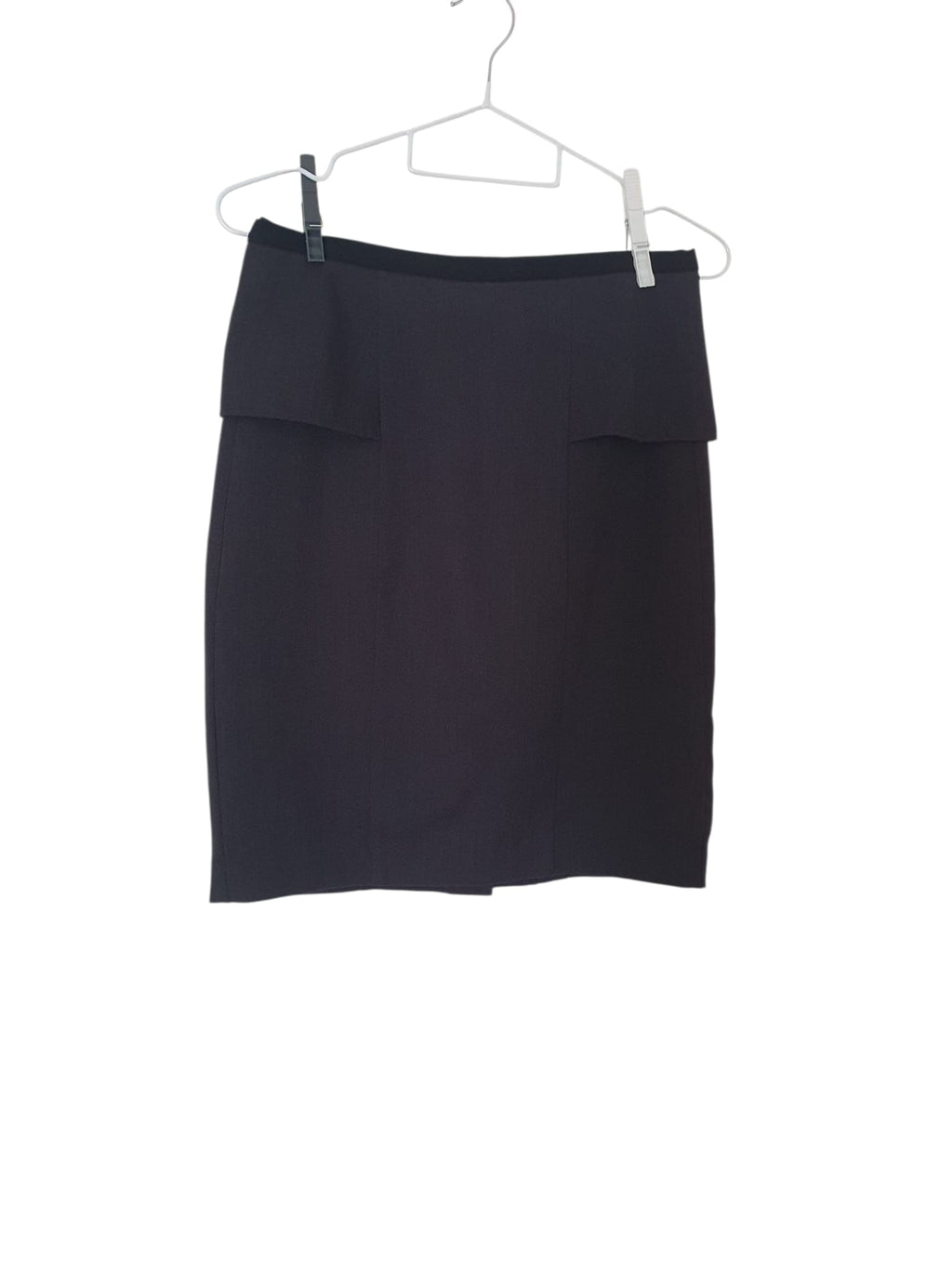 Jupe Crayon Grise Structurée.  Taille 34