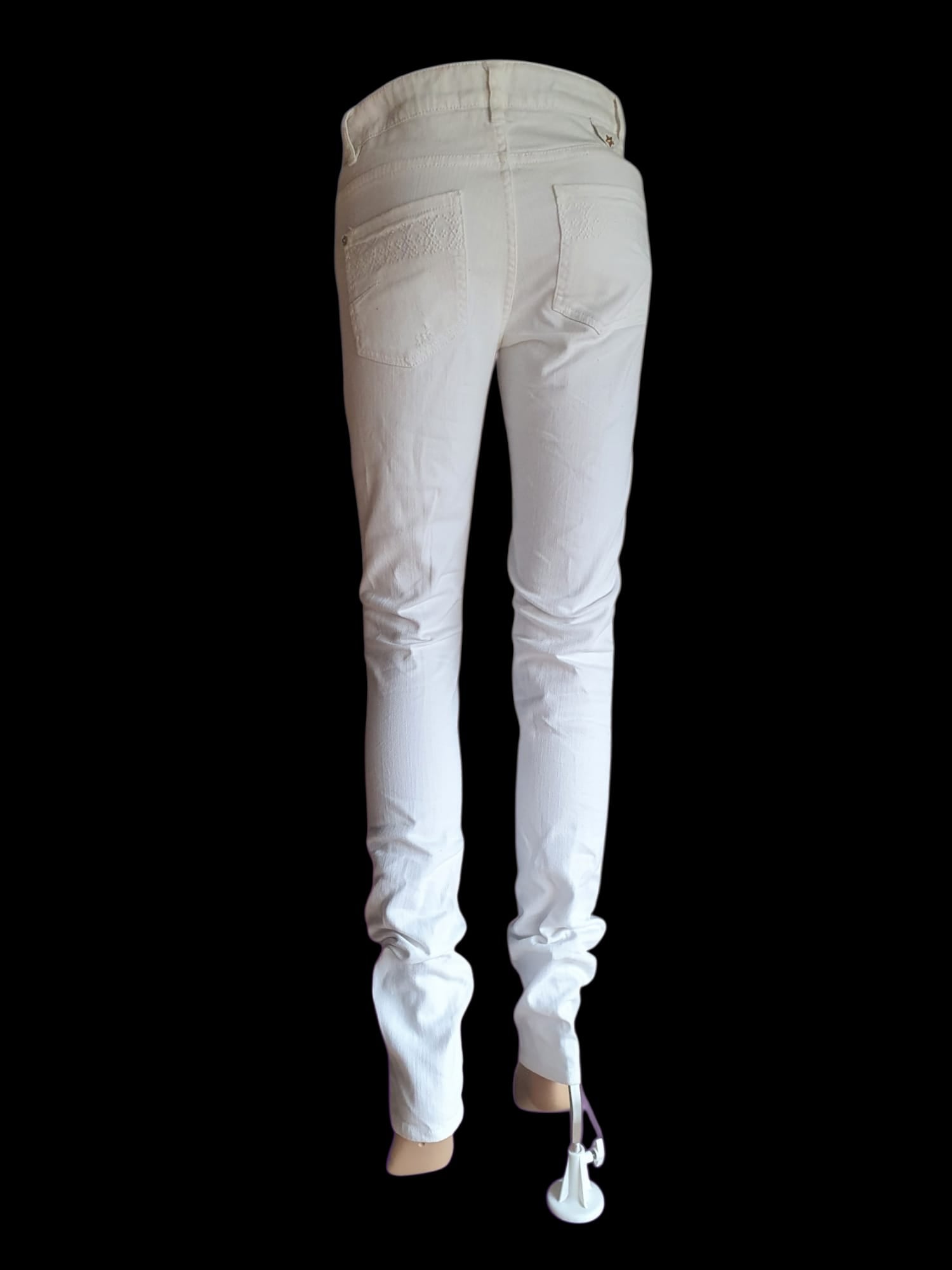 Jeans IKKS Denim Blanc - Coupe Slim - Taille 36