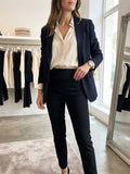 Pantalon Noir ajusté Chic et Élégant PAULE KA - Taille 38