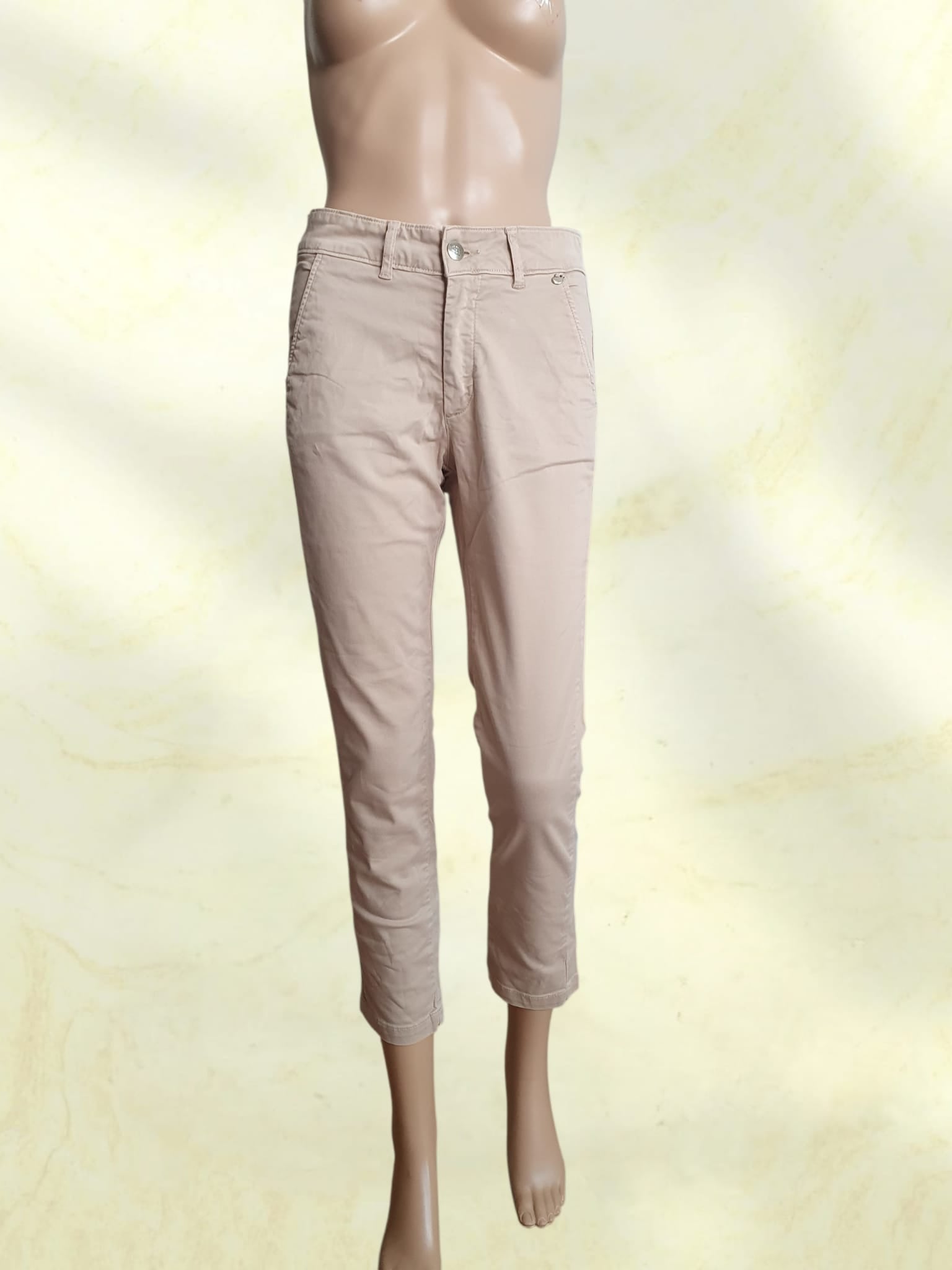 Pantalon Chino Femme Beige "Le Phare de la Baleine" - Taille 36 (FR) -