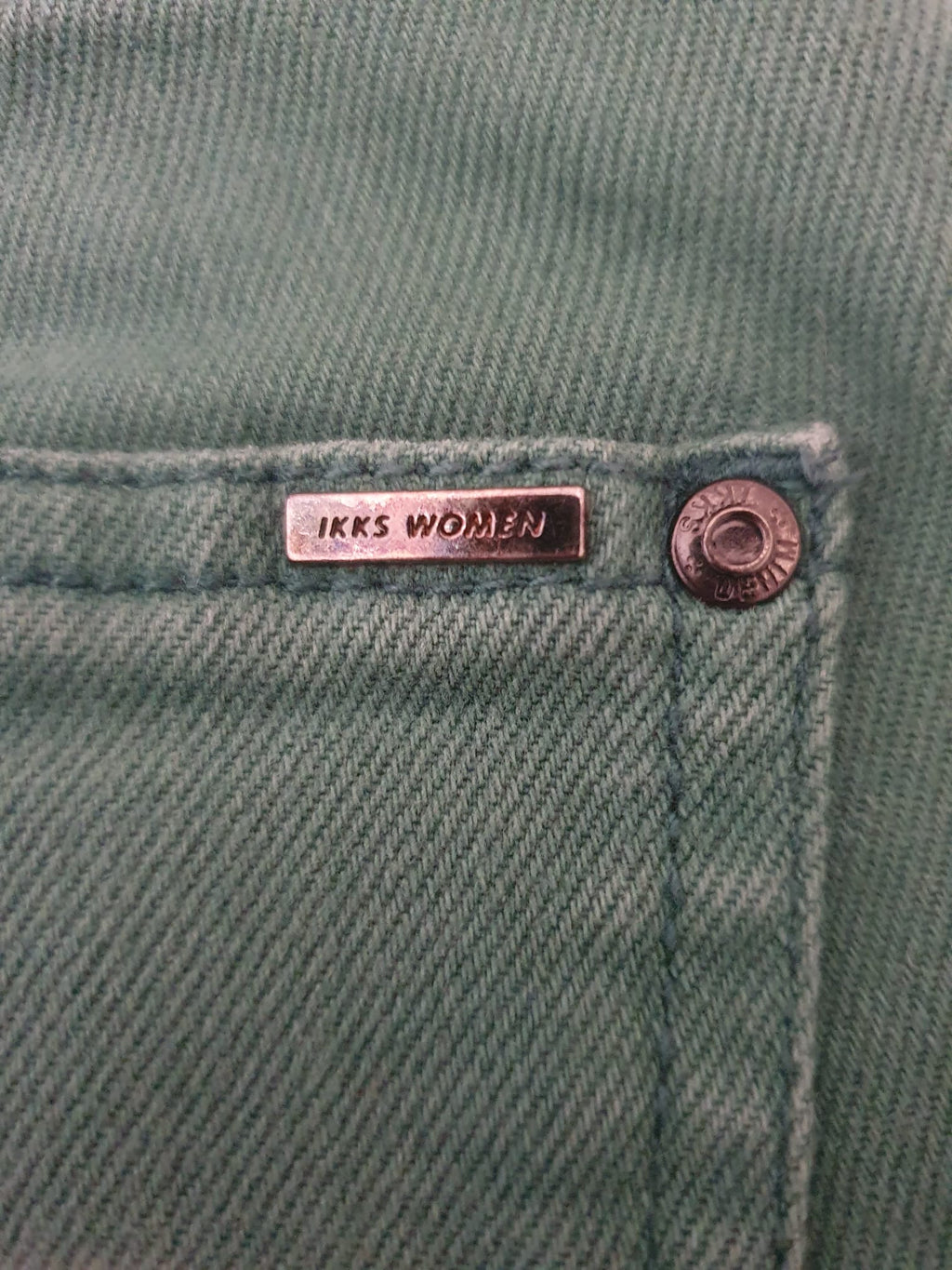 Jean Slim IKKS Women – Vert Émeraude – Taille 34