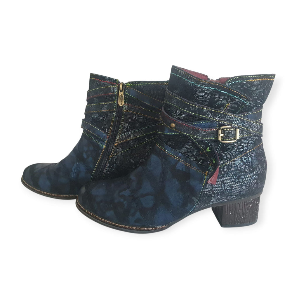 Bottines Laura Vita L'exceptionnelle Alliance du cuir et de la dentelle