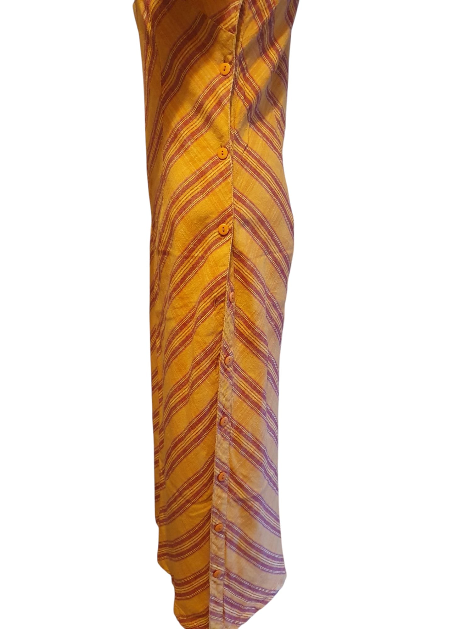Robe longue Rayée "Vitaminée ". Taille 38