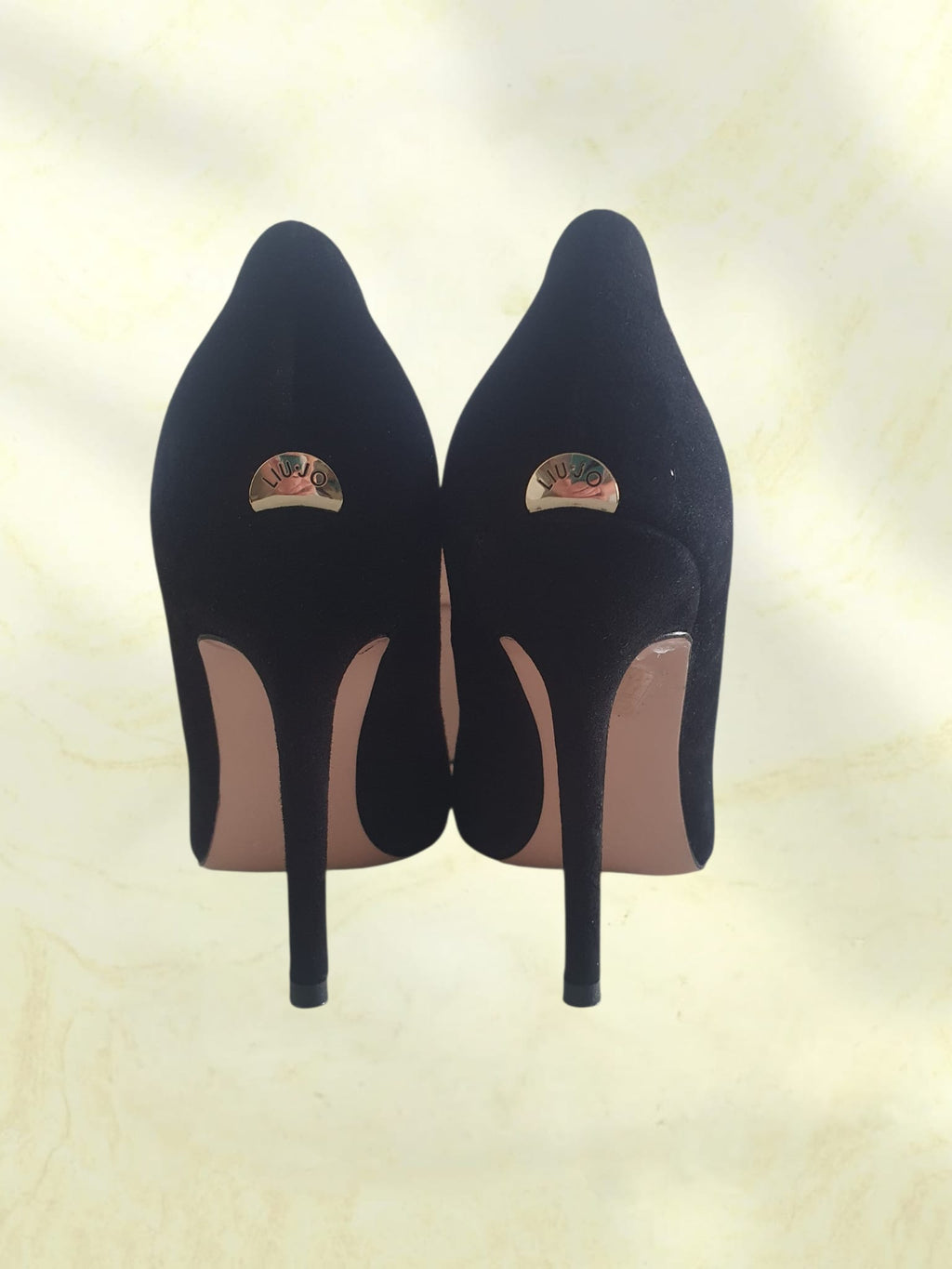 👠 Escarpins Liu Jo "Marilyn" en Daim Noir – Neufs avec Boîte- p39