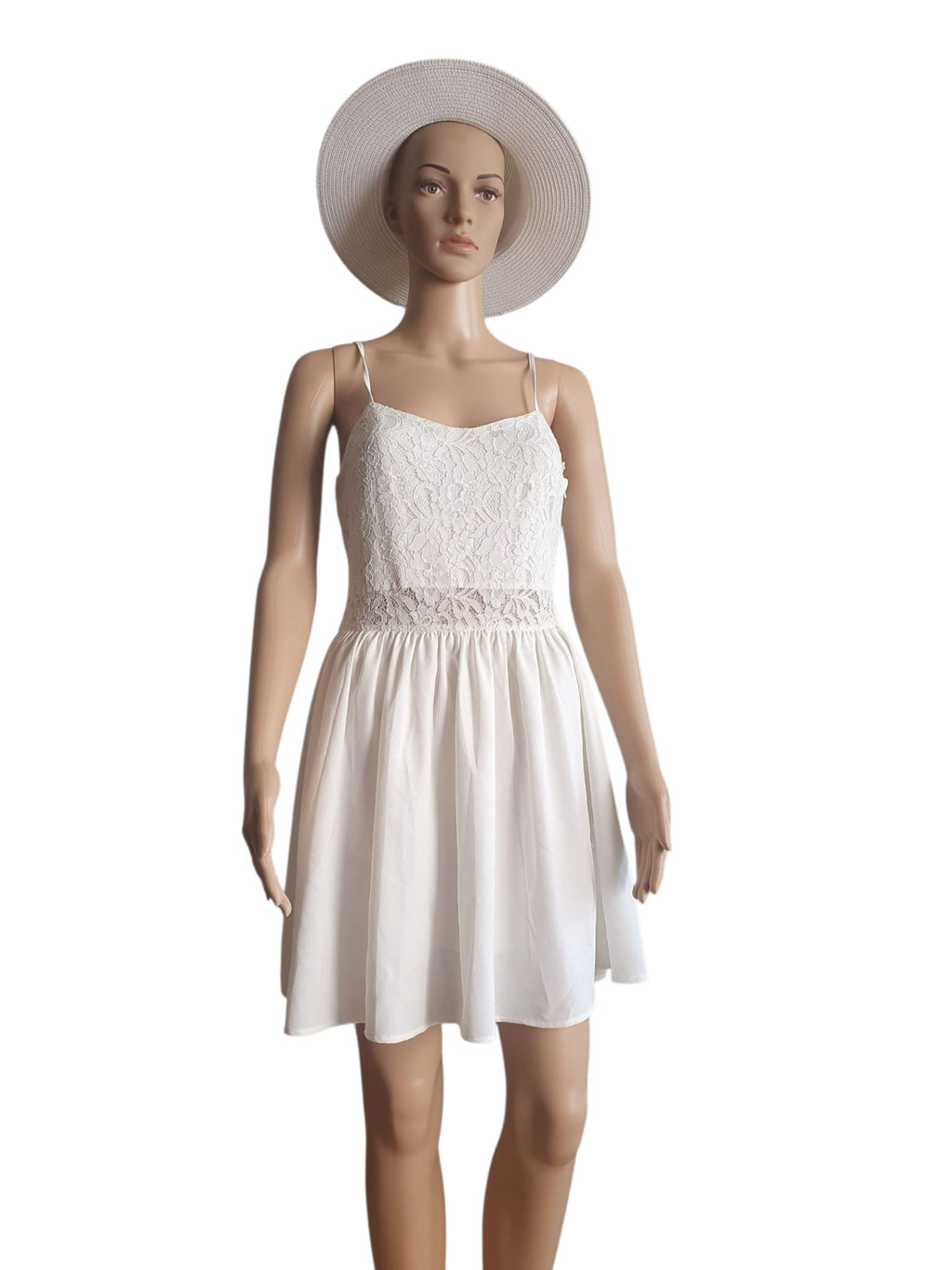 La Robe "Escale Bohème"- Caméléon- Blanche & Dentelle T38