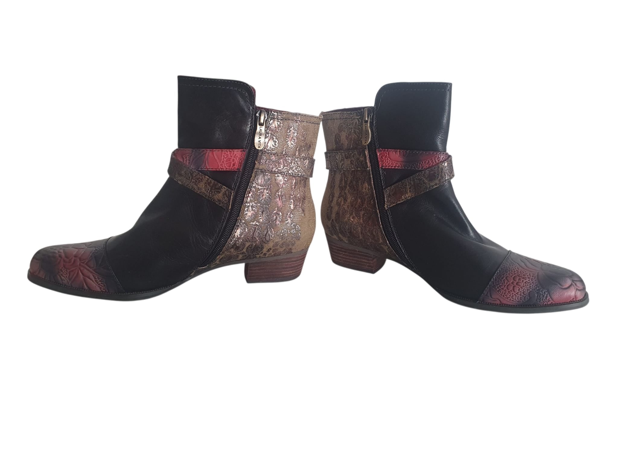 Bottines en cuir Laura Vita- Style Original & Confort Arty