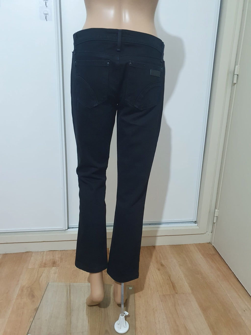 🖤 Jean Joe's Jeans "The Lara" – Coupe Cigarette – Noir Intense (Stay Black) T40