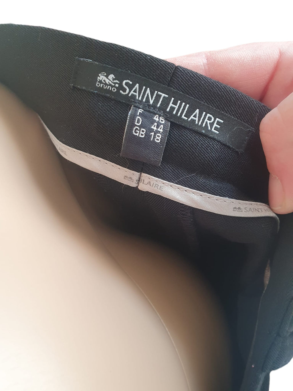 Pantalon Chic Bruno Saint Hilaire- Laine et Confort- T46
