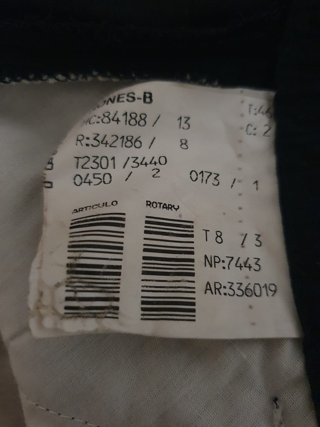 Pantalon Vintage Burberrys of London – Édition Boutique Tieco – Marine & Lin T38/40