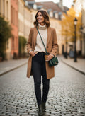 Élégant Manteau Long Etam - Coloris Camel - Taille S (36)