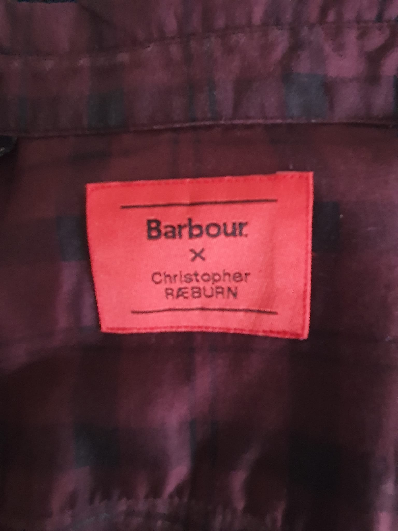💎 Chemise Collector Barbour x Christopher Raeburn - Édition Limitée