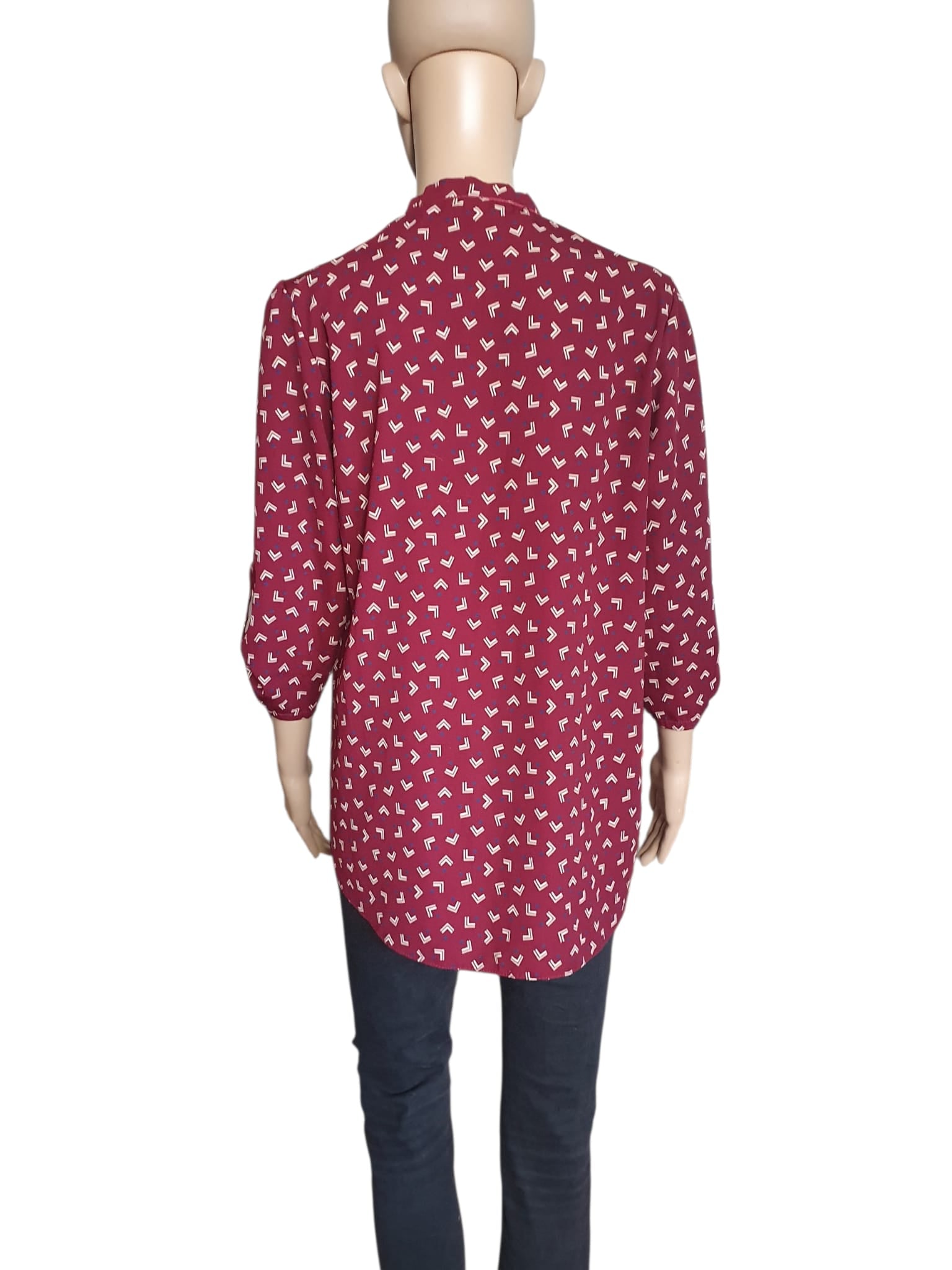 Blouse Fluide Purple's Paris – Élégance Made in France T38 (M)