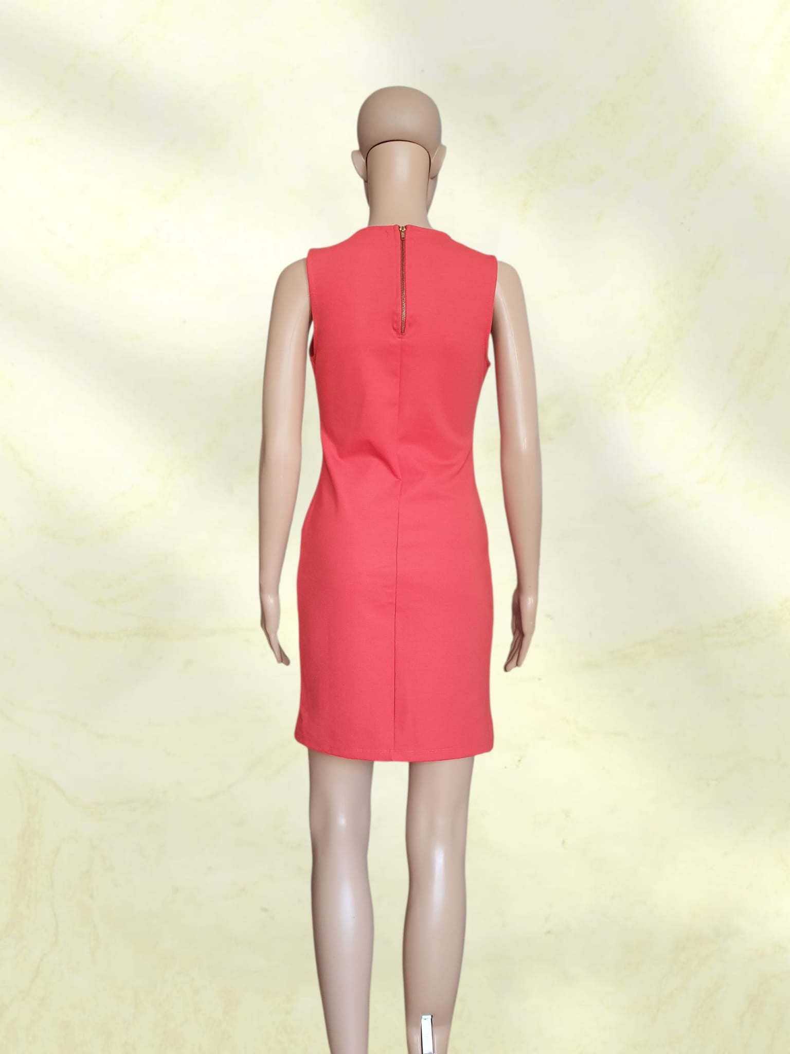 👗 Robe Droite Structurée Pull & Bear - orange Corail T40