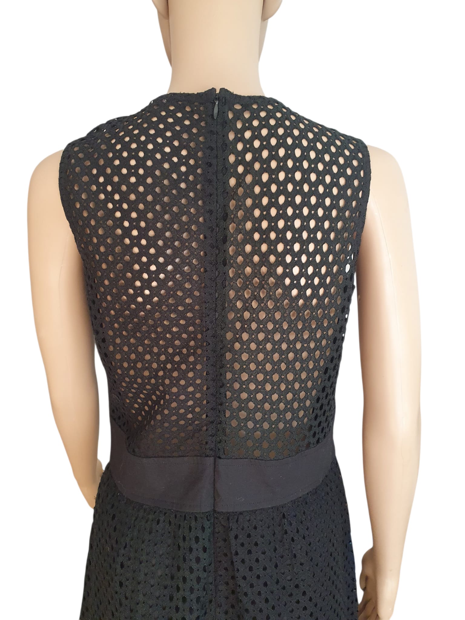 Robe Noire Courte Best Mountain – Style Bi-Matière & Ajourée T40