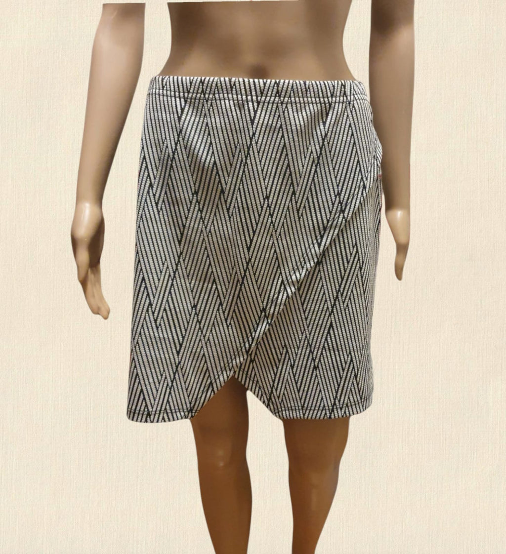 Jupe Portefeuille Graphique- In Extenso- Taille 38 (M)