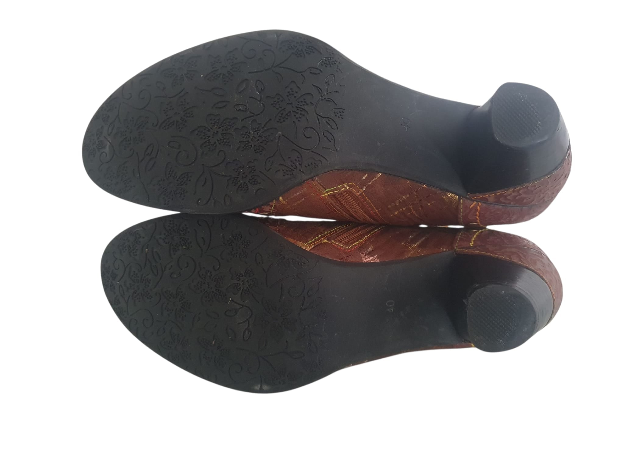 Bottines Laura Vita -Cuir Travaillé & Esprit Arty -Pointure 40