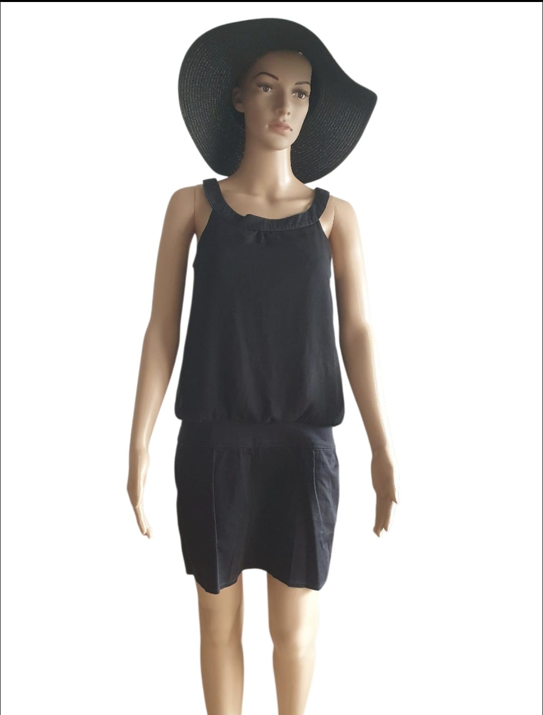 Petite Robe Noire Blousante - Cache Cache (Taille 38)