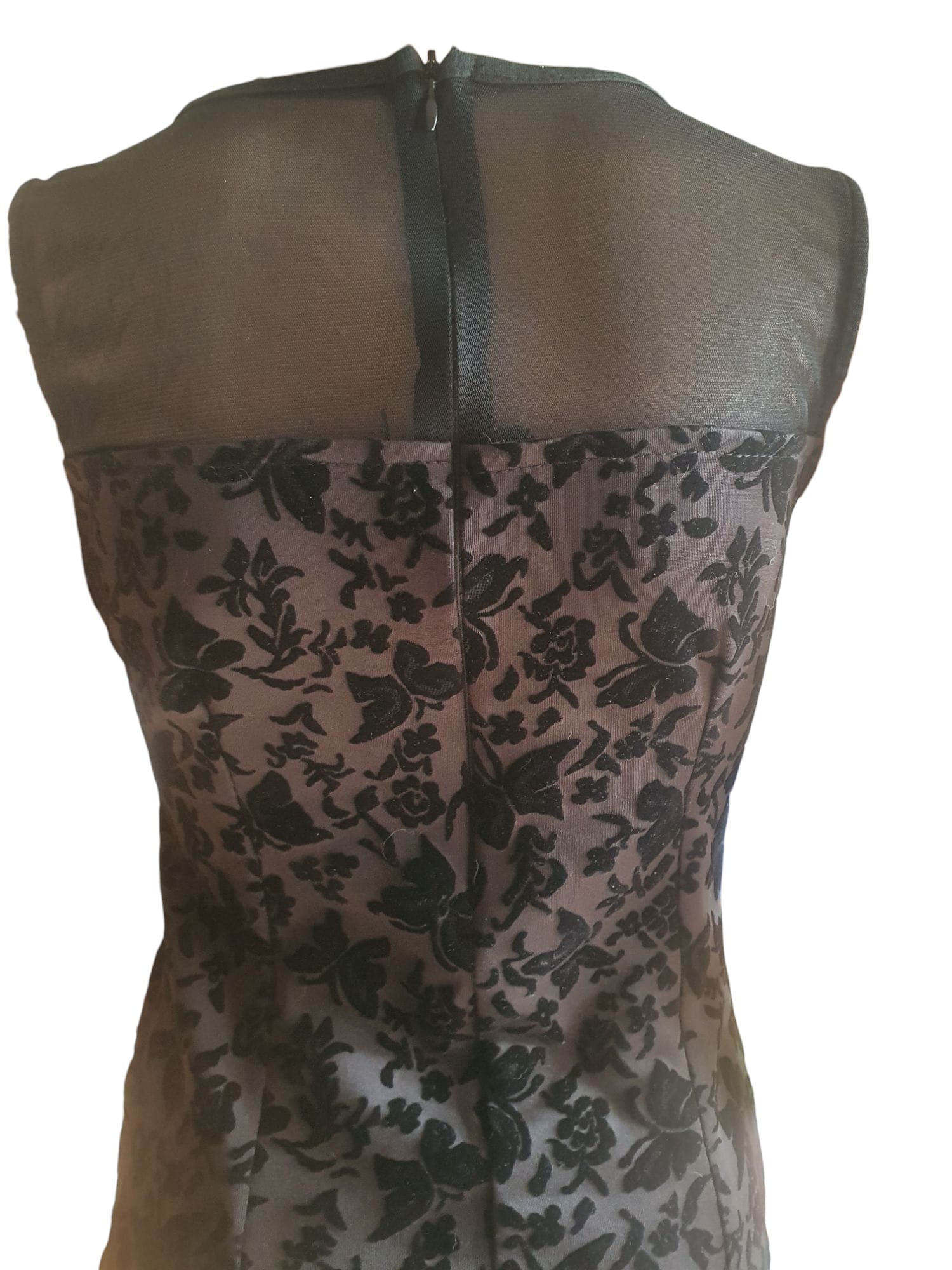 🇮🇹 Petite Robe Noire de Soirée – Chic & Romantique – Made in Italy- Taille 38