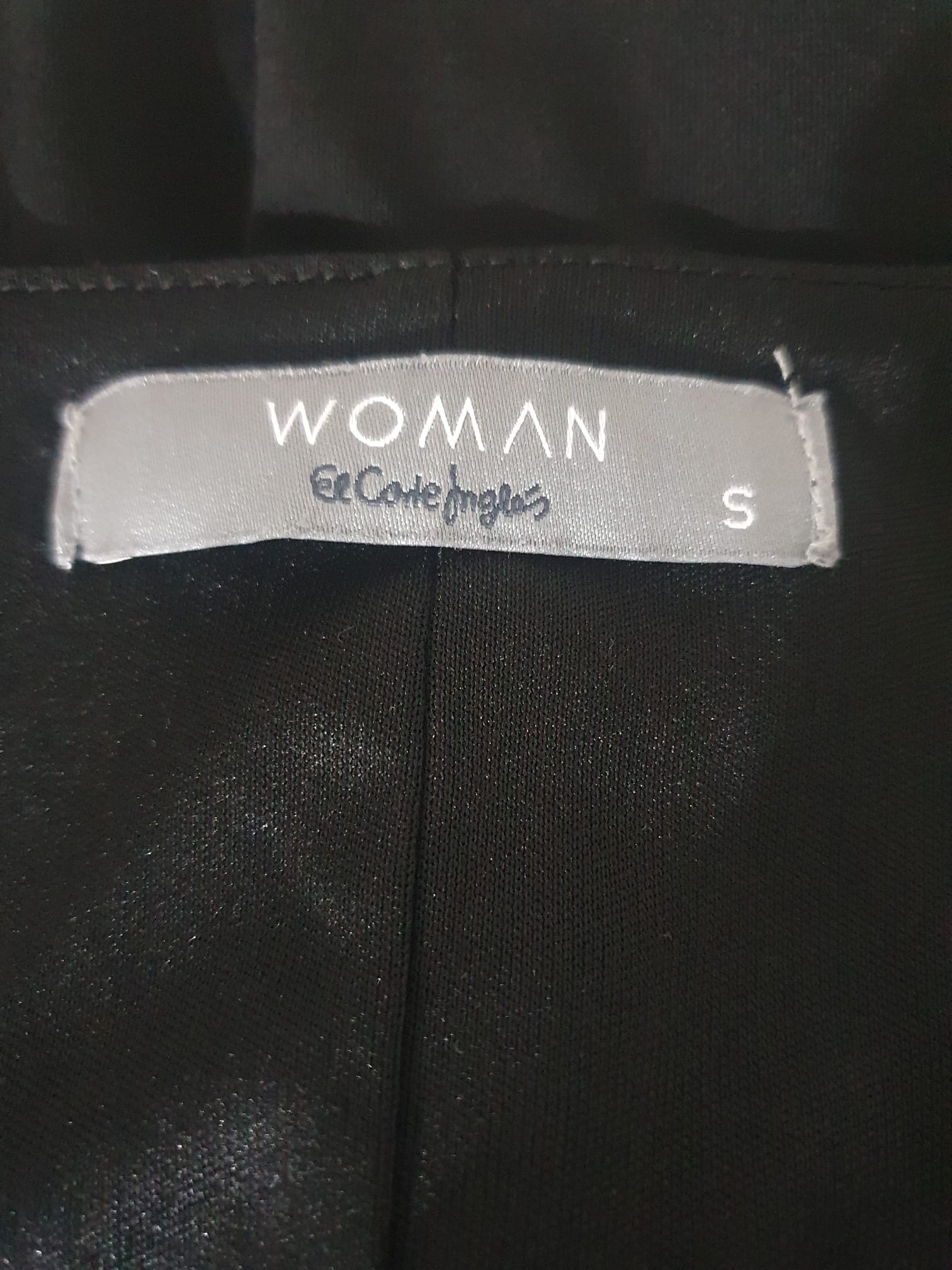 Petite Robe Noire Drappée - Coupe Portefeuille & Fluide - Woman El Corte Inglés T40