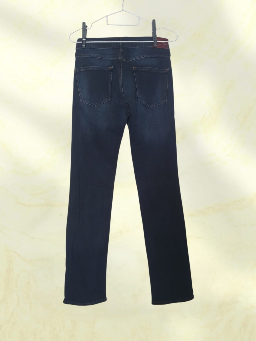 Jean Droit Femme Bleu Brut - MANGO JEANS Modèle Christy Straight - T34-36