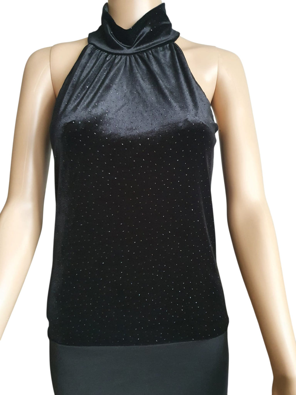 🖤 La Petite Robe Noire de Soirée : Chic, Stretch & Pailletée T36