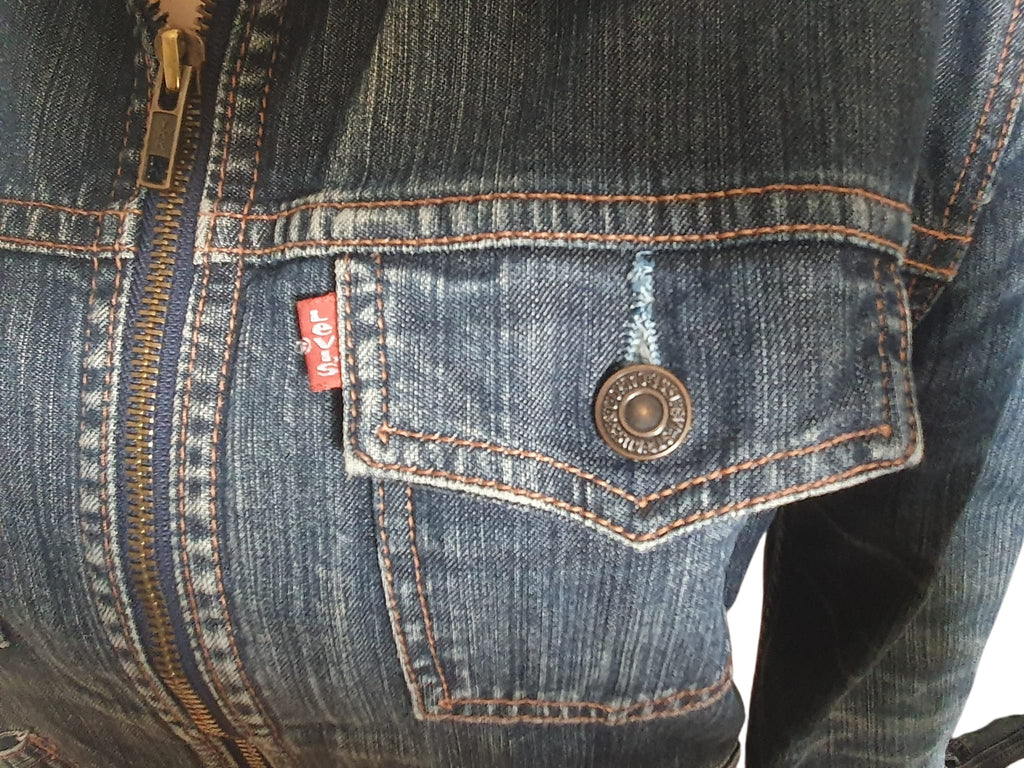 Veste Levi’s Vintage 73590 "For Girls" – Édition 2002 – Trucker Jacket Patinée- T38