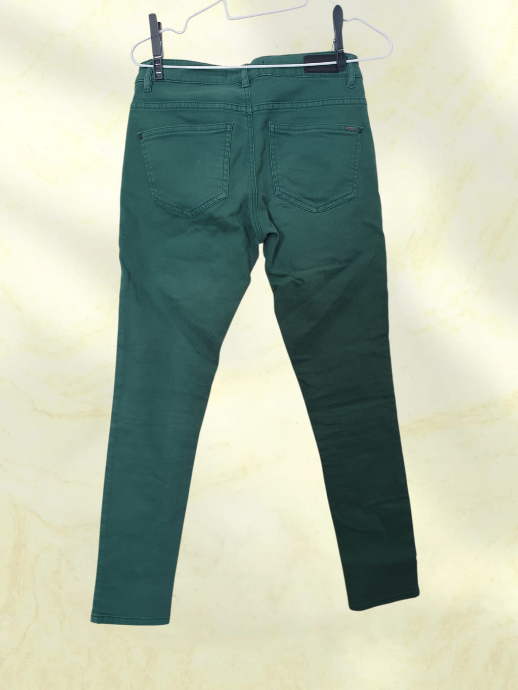 Jean Slim IKKS Women – Vert Émeraude – Taille 34