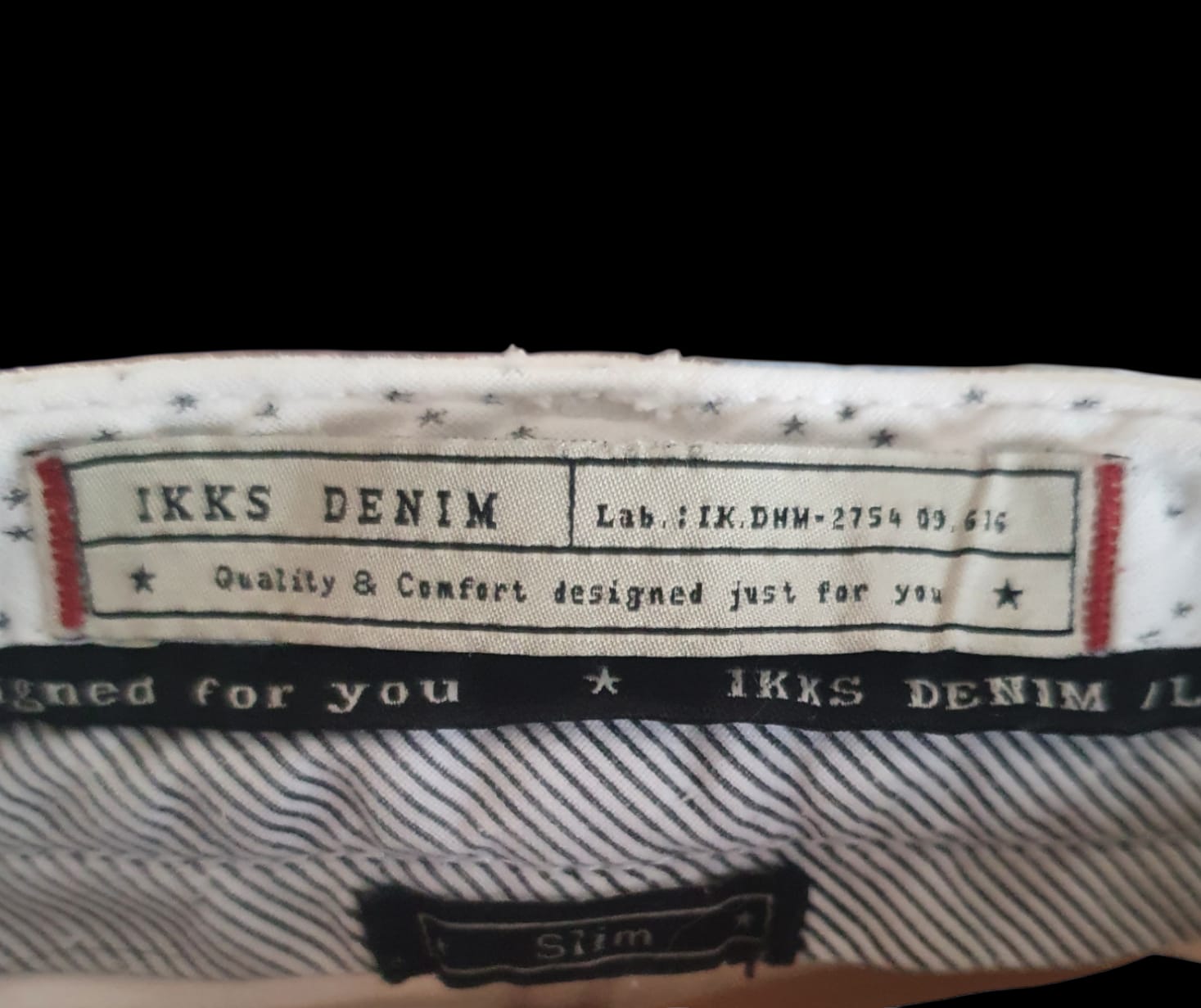 Jeans IKKS Denim Blanc - Coupe Slim - Taille 36