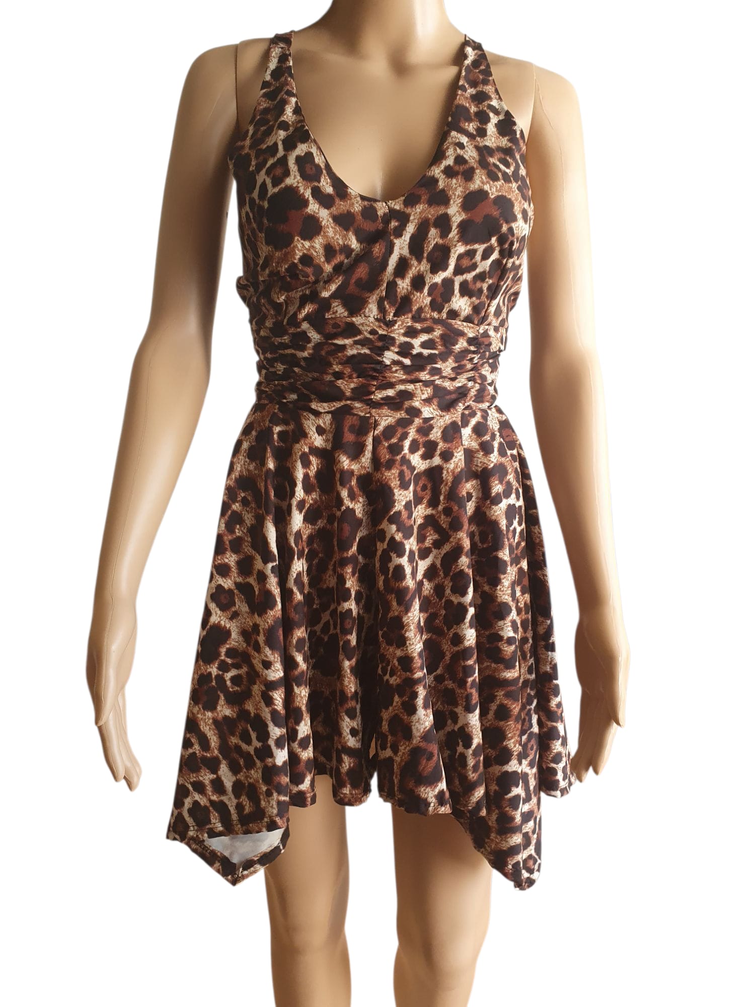 Combishort léopard,  taille 36