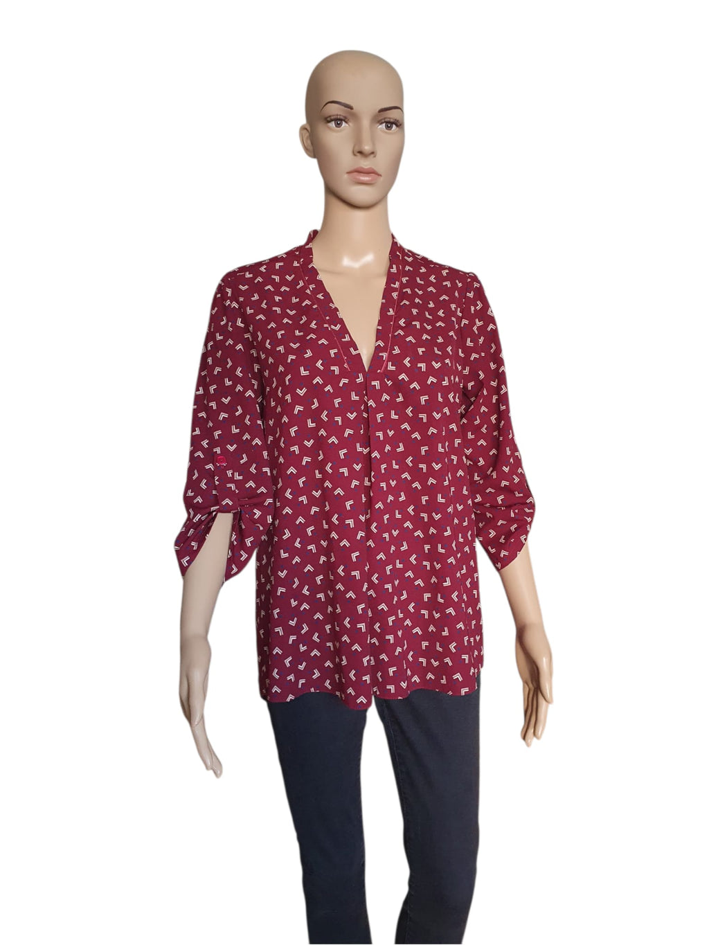 Blouse Fluide Purple's Paris – Élégance Made in France T38 (M)