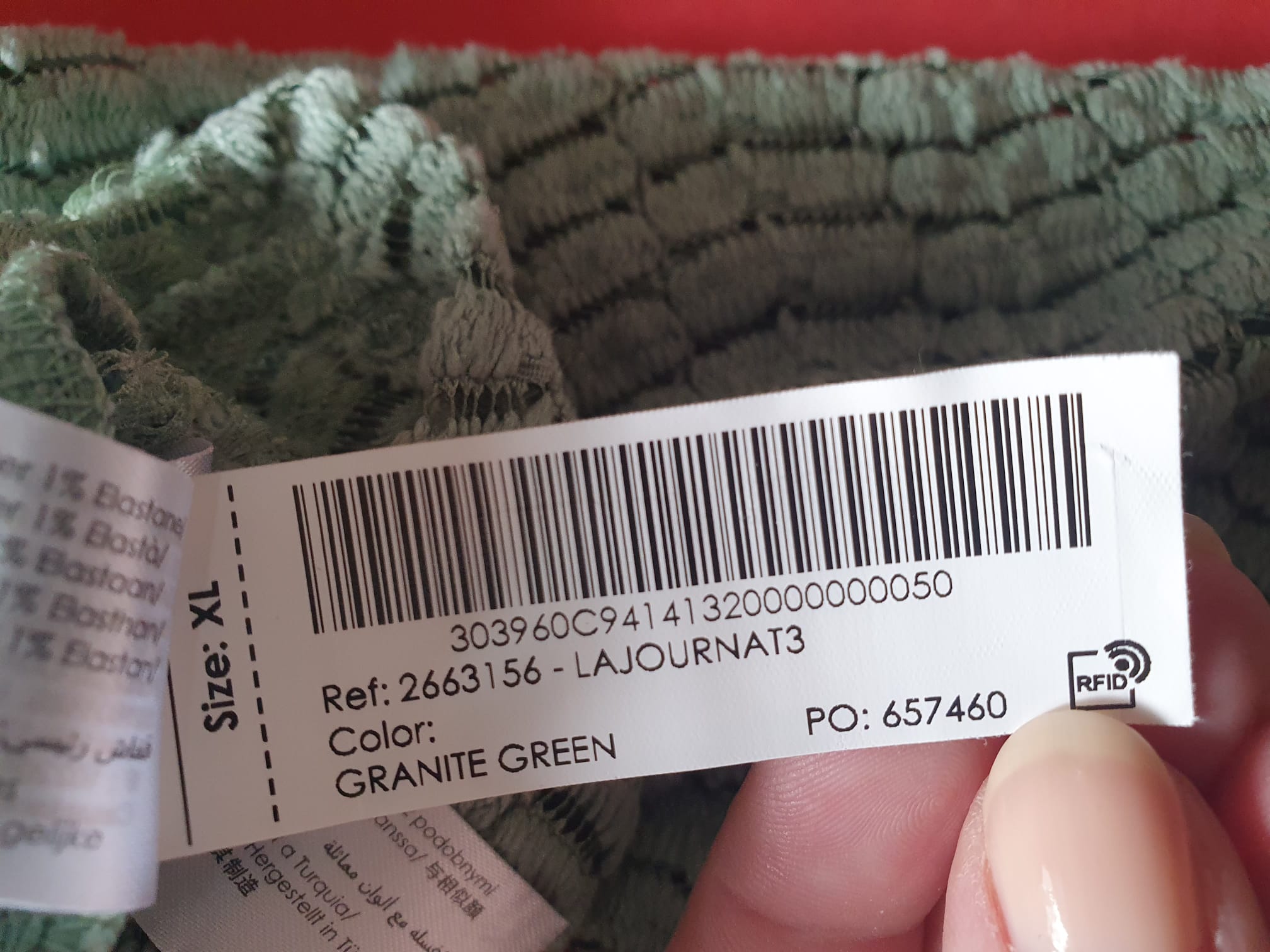 Pull Vert Sauge en Maille Ajourée Cache Cache - T42