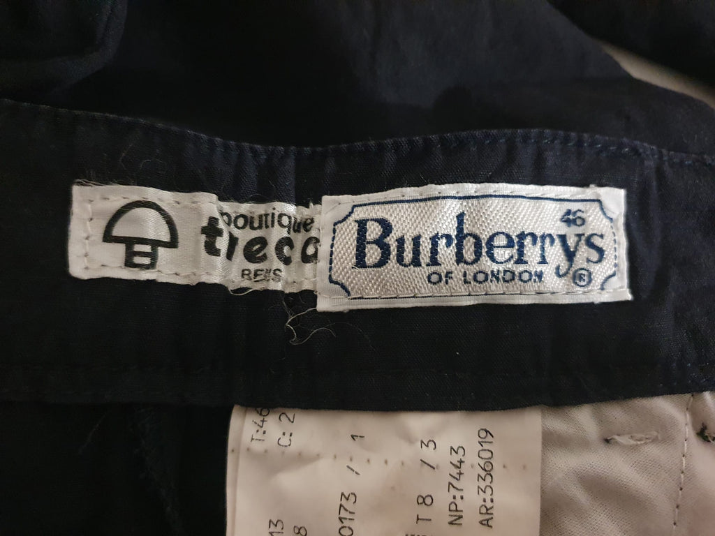 Pantalon Vintage Burberrys of London – Édition Boutique Tieco – Marine & Lin T38/40