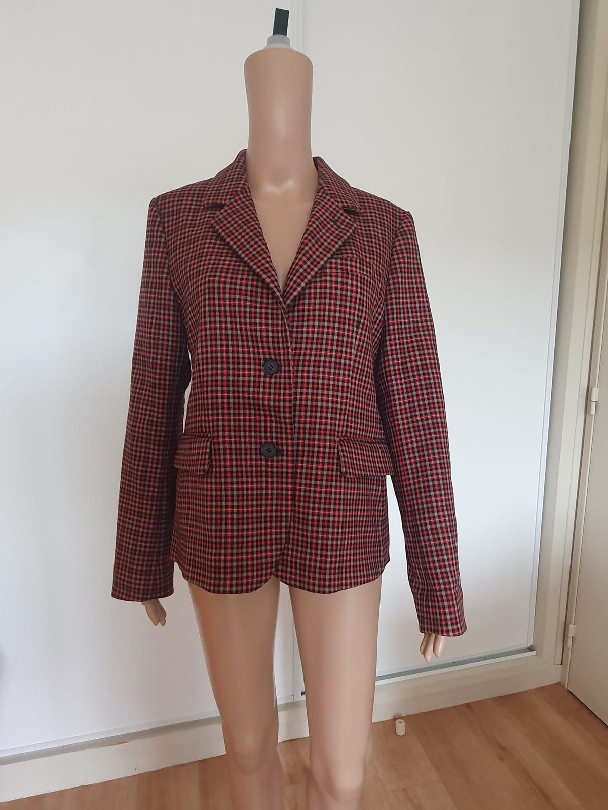 Veste Blazer Femme À Carreaux  - Comptoir des Cotonniers (Taille 40 / M)