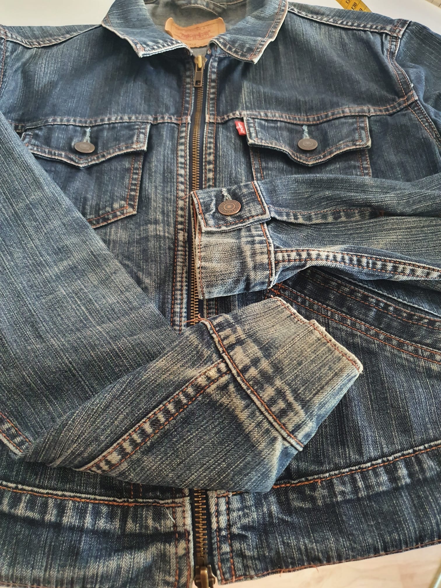 Veste Levi’s Vintage 73590 "For Girls" – Édition 2002 – Trucker Jacket Patinée- T38