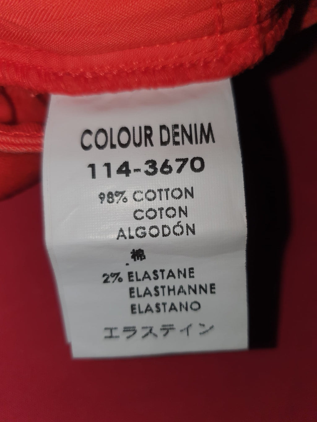 🍊 Jean Slim "American Outfitters" – Orange Vitaminé -Taille 36