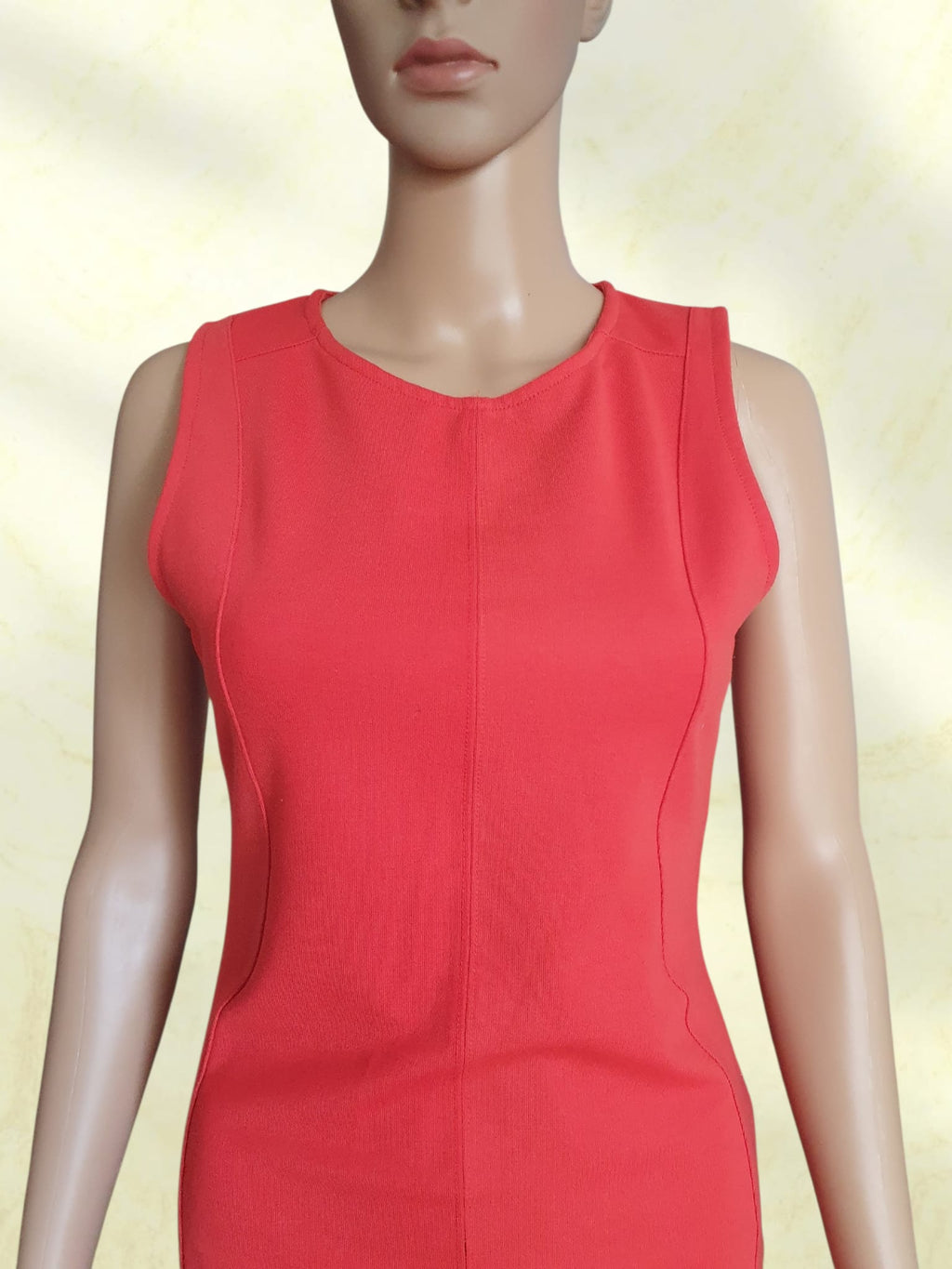 👗 Robe Droite Structurée Pull & Bear - orange Corail T40
