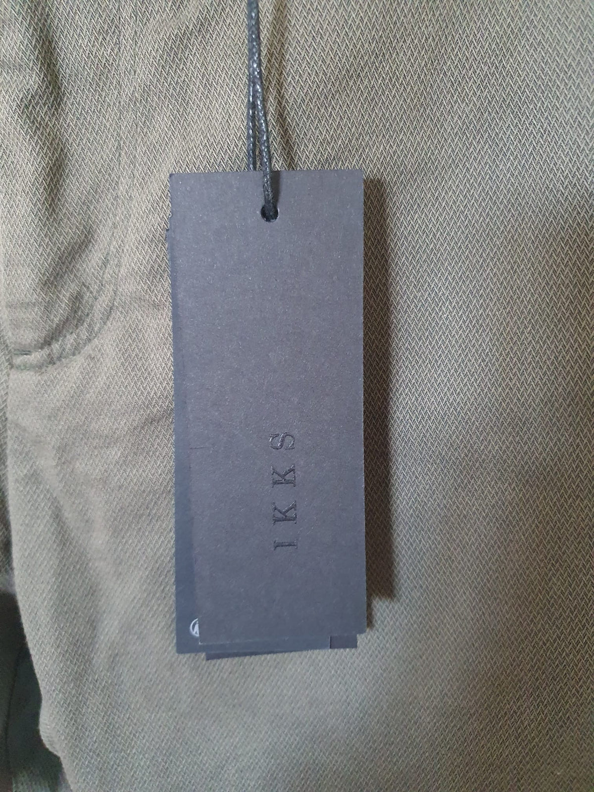 Pantalon chino Homme IKKS Men Straight Regular Vert Kaki / Olive - T40