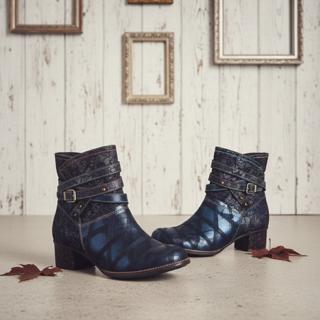 Bottines Laura Vita L'exceptionnelle Alliance du cuir et de la dentelle