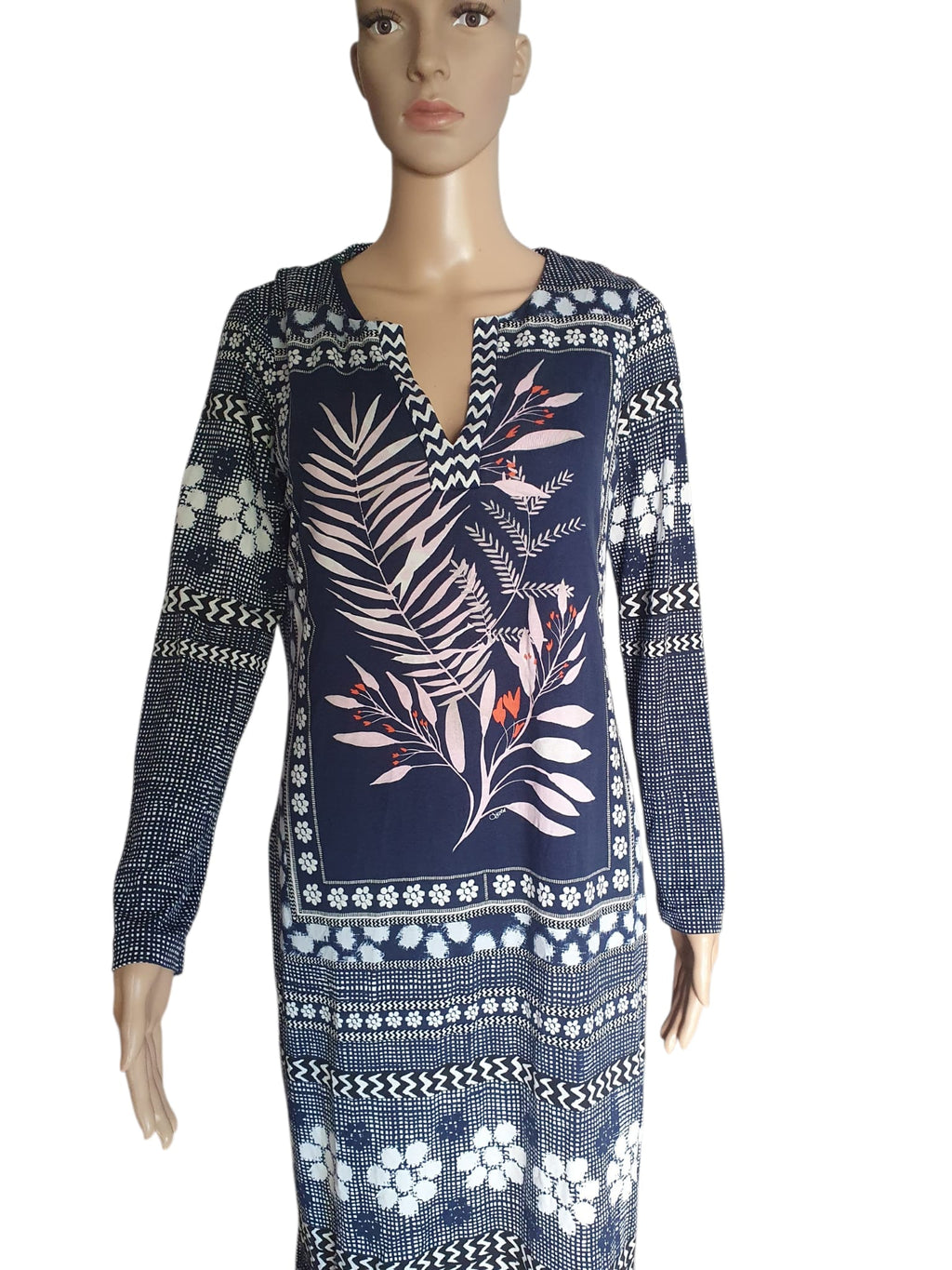 Robe Diane von Furstenberg en Soie Bleue - Taille 42 (US 12) - Chic & Floral