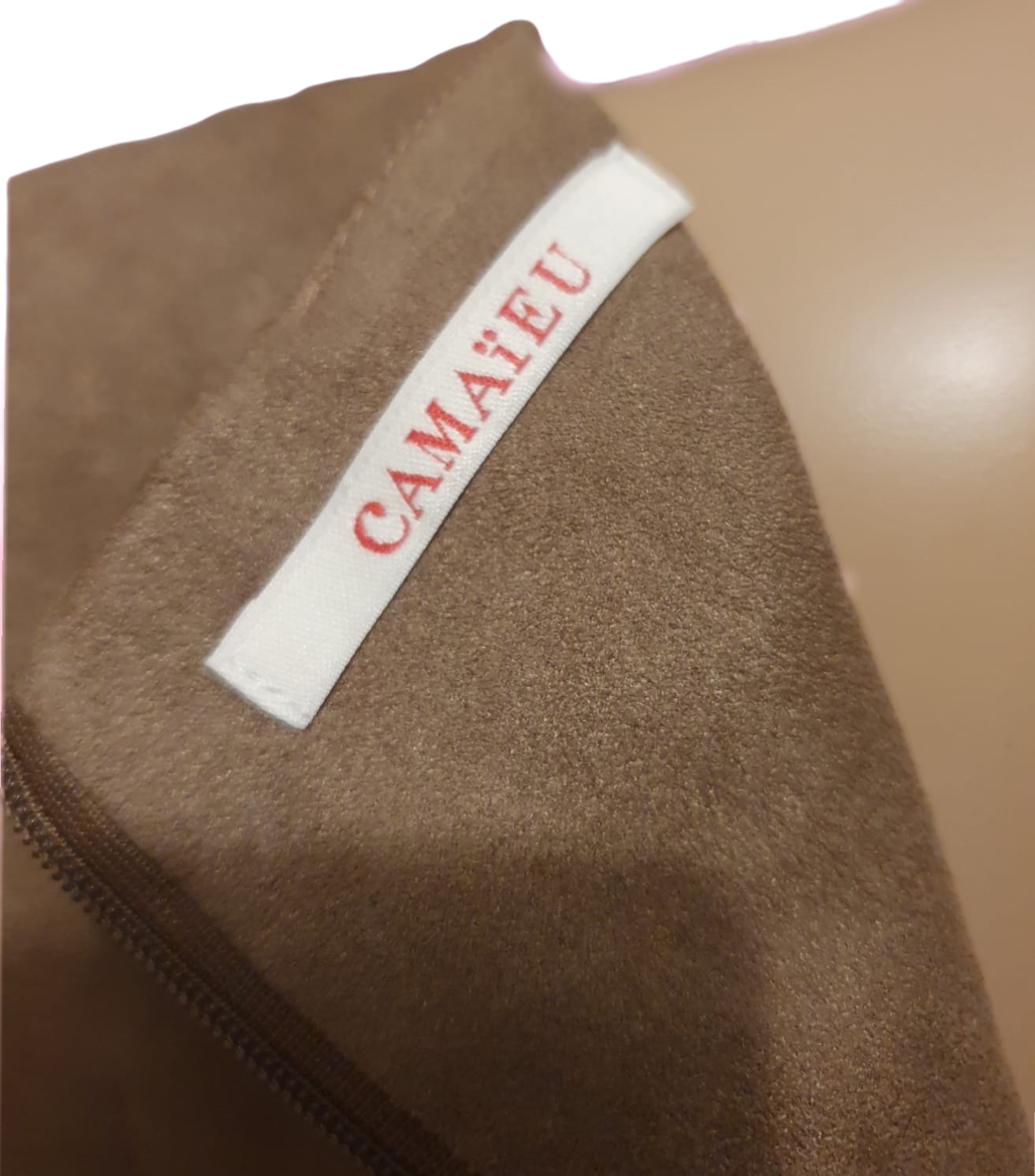 Robe Courte Camaïeu- Effet Daim Chic & Intemporel- Taille M