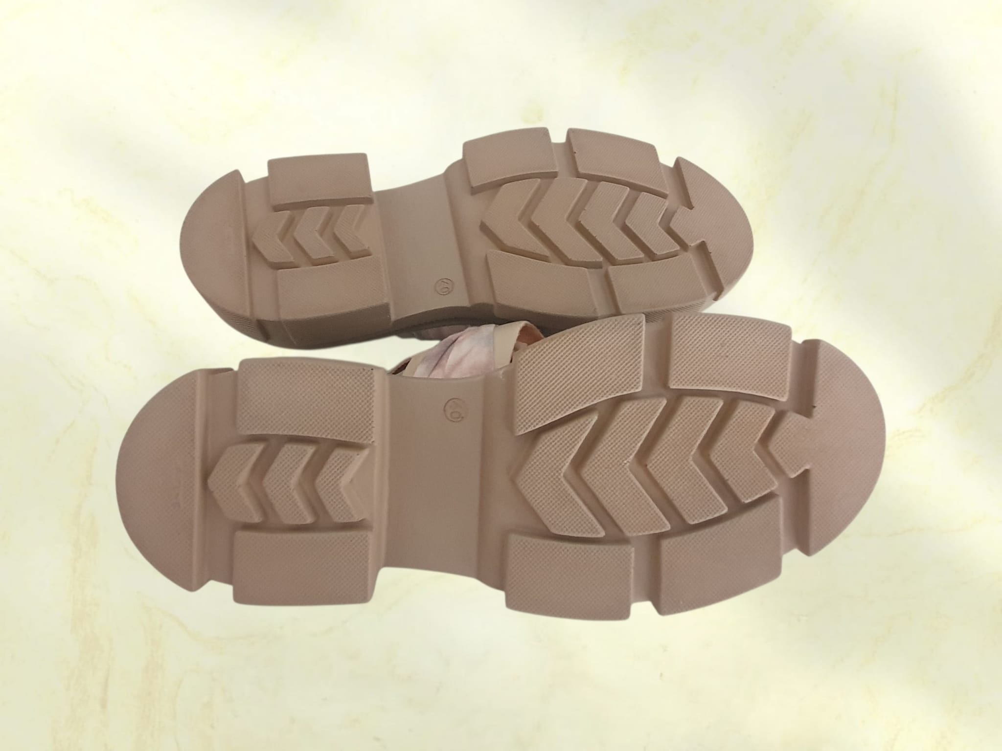 Sandales Plateformes Papucei en Cuir Tressé – Effet Tie-Dye (Taille 40/41)
